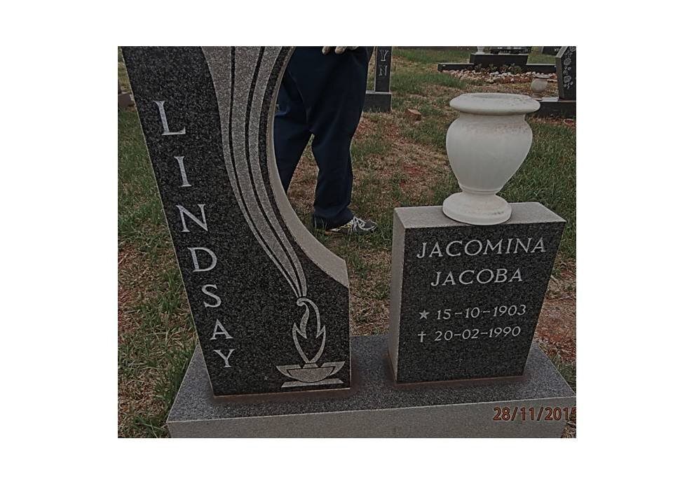 LINDSAY Jacomina Jacoba 1903-1990