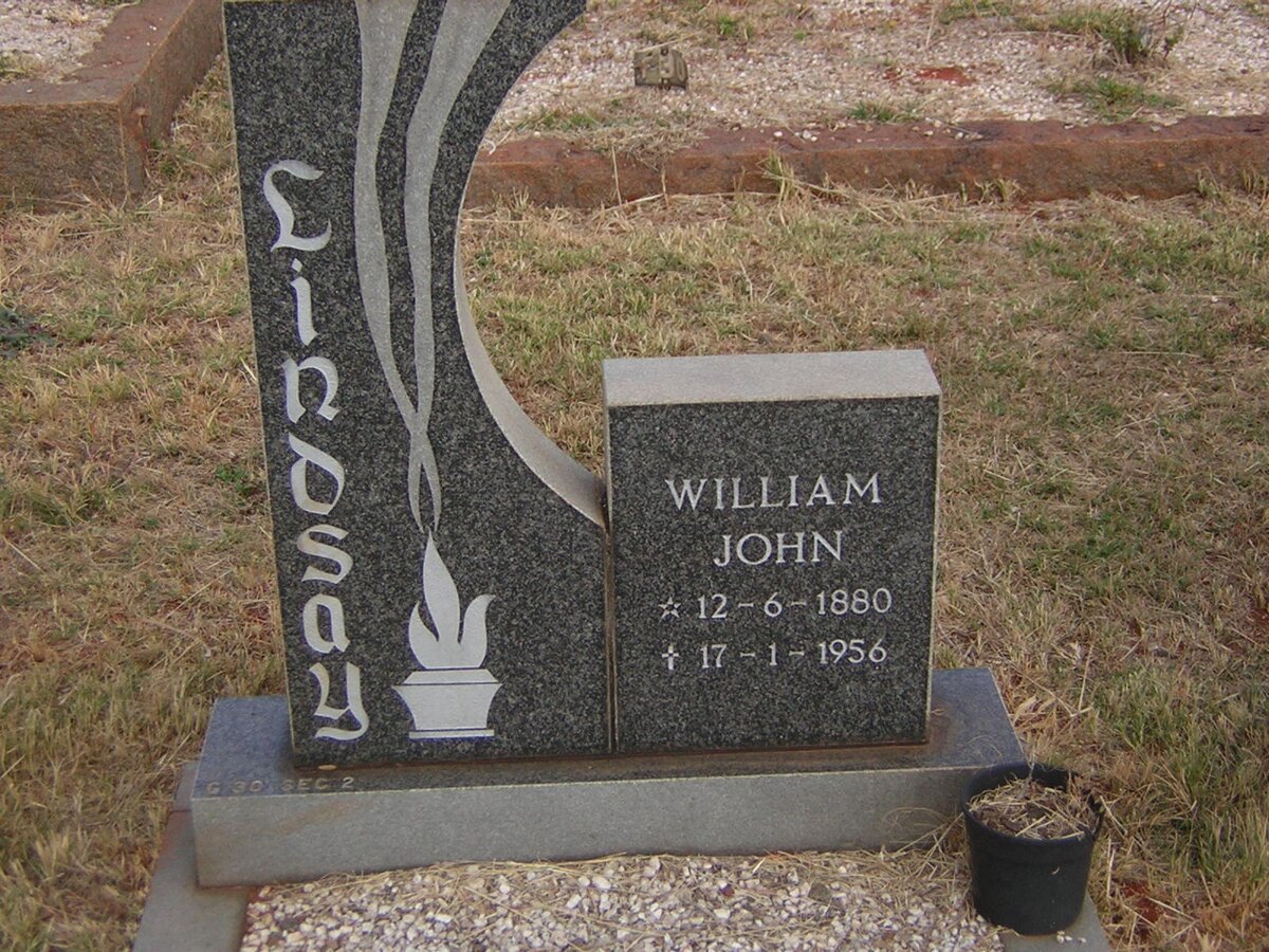 LINDSAY William John 1880-1956