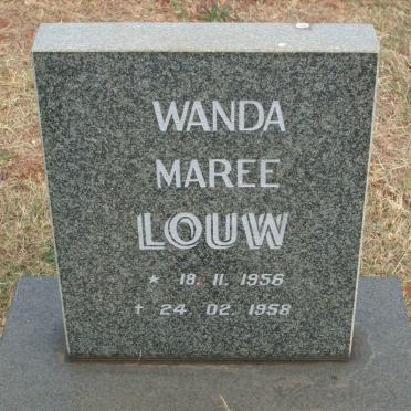 LOUW Wanda Maree 1956-1958