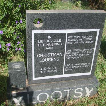 LOOTS Christiaan Lourens 1944-2005