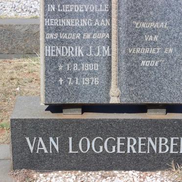 LOGGERENBERG Hendrik J.J.M., van 1900-1976