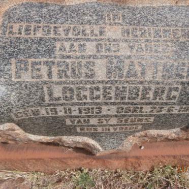 LOGGENBERG Petrus Mattheus 1913-1960