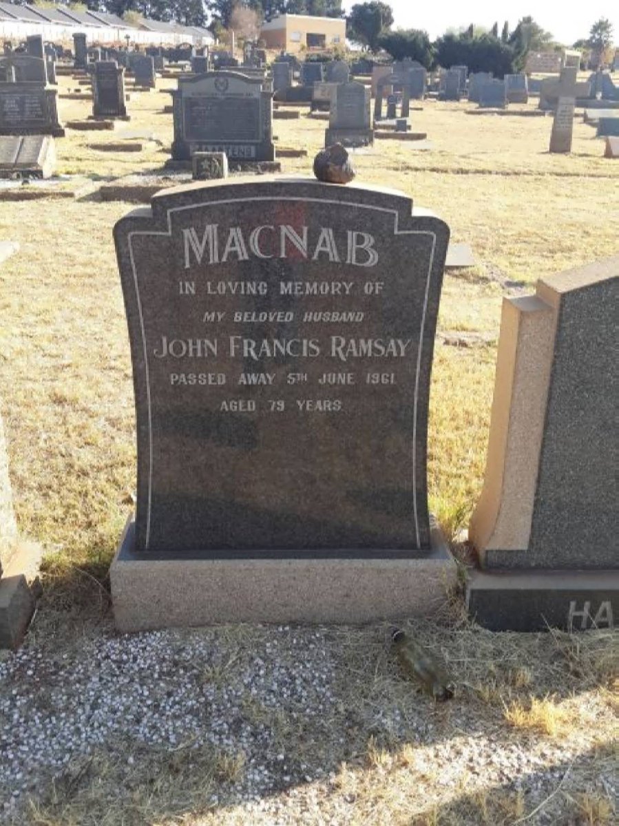MAC NAB John Francis Ramsay -1961