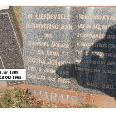 MARAIS Jacoba Johanna 1889-1965