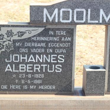 MOOLMAN Johannes Albertus 1928-1981