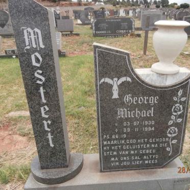 MOSTERT George Michael 1930-1994