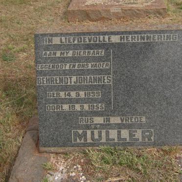 MÜLLER Behrendt Johannes 1899-1955