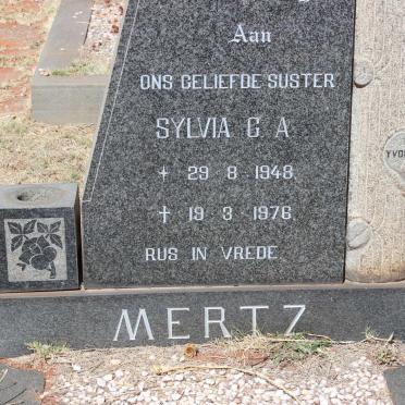 MERTZ Sylvia C.A. 1948-1976