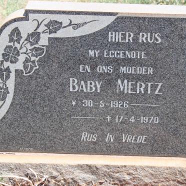 MERTZ Baby 1926-1970