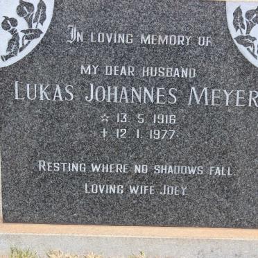 MEYER Lukas Johannes 1916-1977