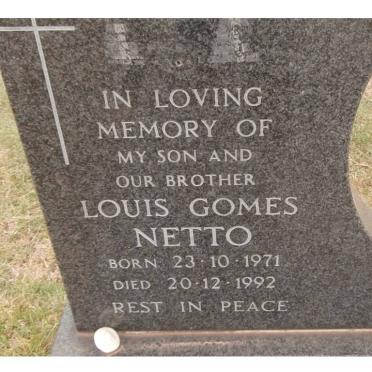NETTO Louis Gomes 1971-1992