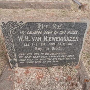 NIEWENHUIZEN W.H., van 1916-1957