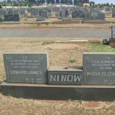 NINOW Edward James 1897-1972 &amp; Maria Elizabeth 1912-1984