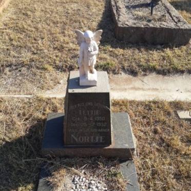 NORTJE Lettie 1950-1952