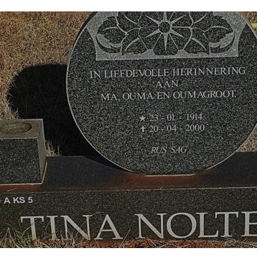 NOLTE Tina 1914-2000