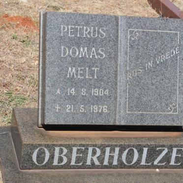 OBERHOLZER Petrus Domas Melt 1904-1976