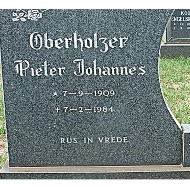 OBERHOLZER Pieter Johannes 1909-1984