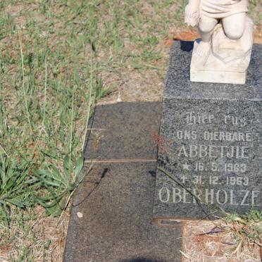 OBERHOLZER Abbetjie 1963-1963