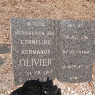 OLIVIER Cornelius Hermanus 1906-1980
