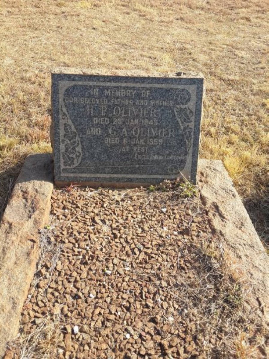 OLIVIER H.P. -1949 &amp; G.A. -1959