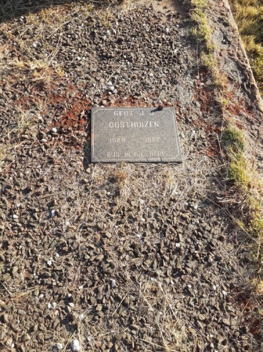 OOSTHUIZEN Gert J.J. 1929-1992