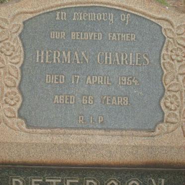 PETERSON Herman Charles -1954