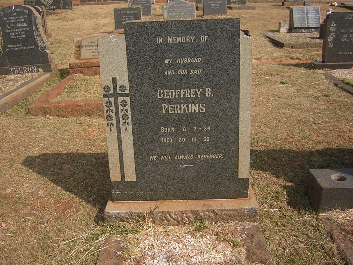 PERKINS Geoffrey B. 1934-1958