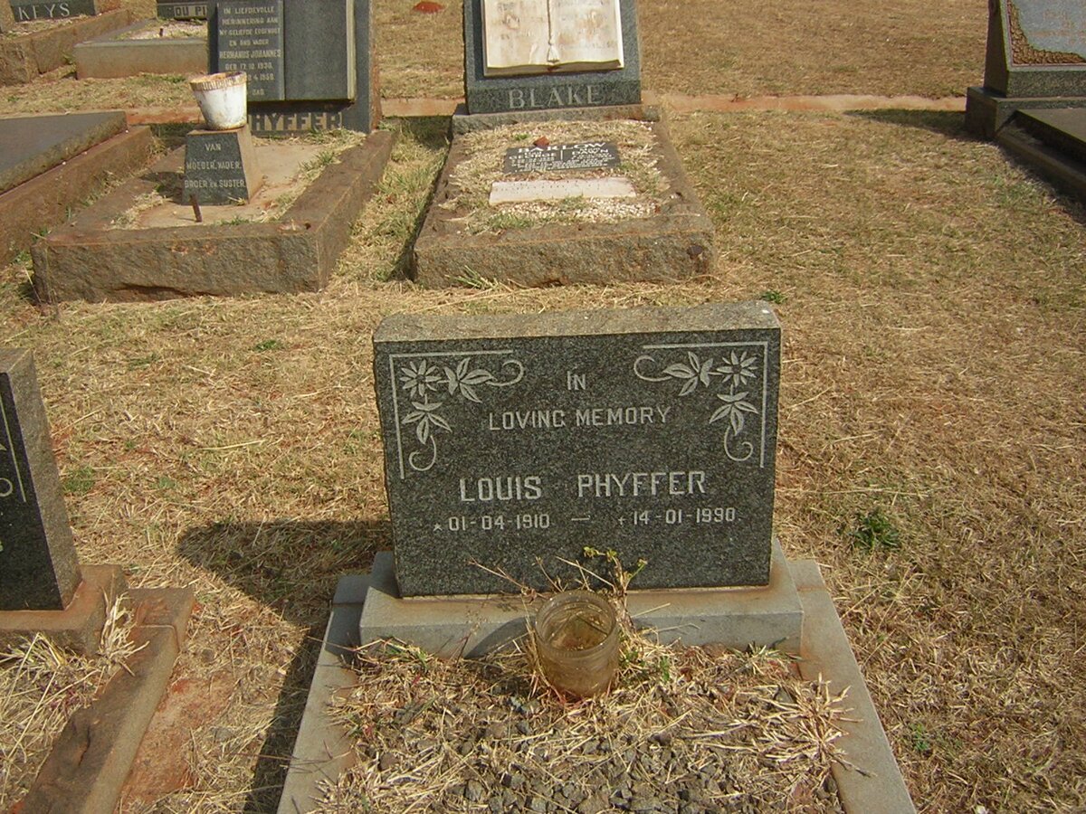 PHYFFER Louis 1910-1990