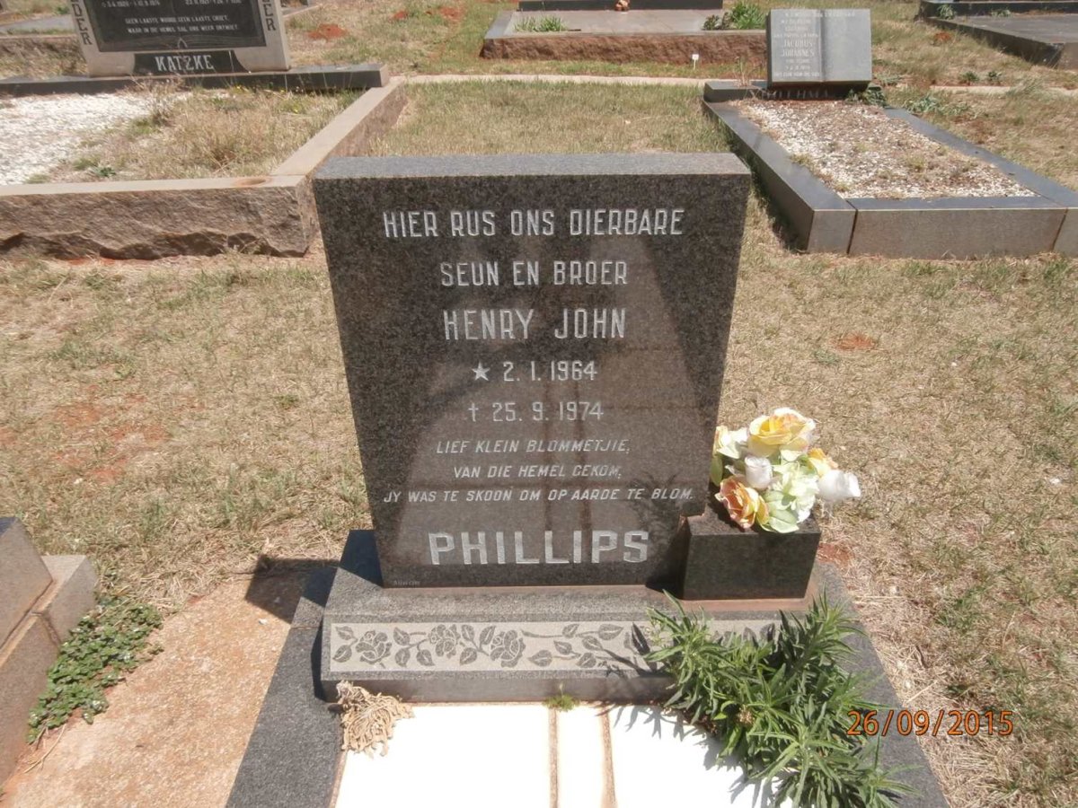 PHILLIPS Henry John 1964-1974