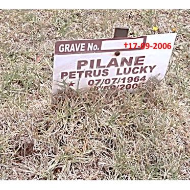 PILANE Petrus Lucky 1964-2006