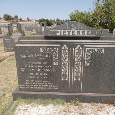 PIETERSE Willem Johannes 1928-1967