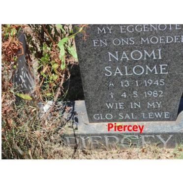 PIERCEY Naomi Salome 1945-1982