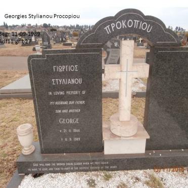 PROCOPIOU Georgies Stylianou 1944-1989