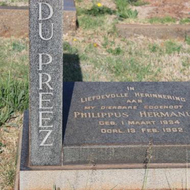 PREEZ Philippus Hermanus, du 1934-1962