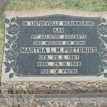 PRETORIUS Martha L.M. 1907-1968