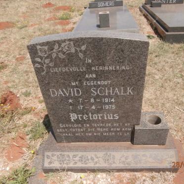 PRETORIUS David Schalk 1914-1975