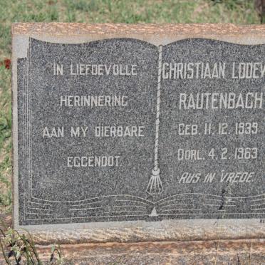 RAUTENBACH Christiaan Lodewyk 1939-1963