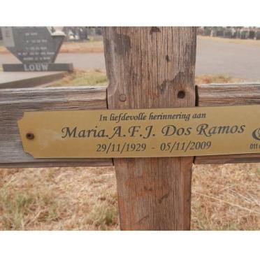 RAMOS Maria A.F.J., dos 1929-2009