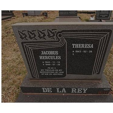 REY Jacobus Hercules, de la 1945-1999 &amp; Theresa 1943-