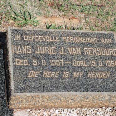 RENSBURG Hans Jurie, J. van 1957-1964