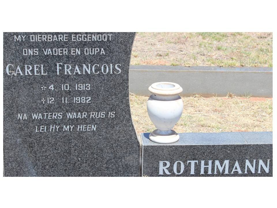 ROTHMANN Carel Francois 1913-1982