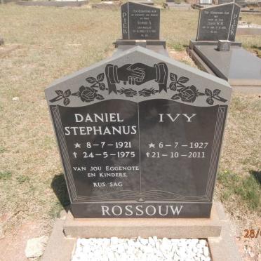 ROSSOUW Daniel Stephanus 1921-1975 &amp; Ivy 1927-2011