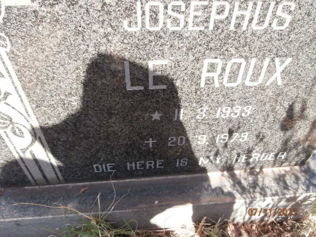 ROUX Josephus, le 1933-1979