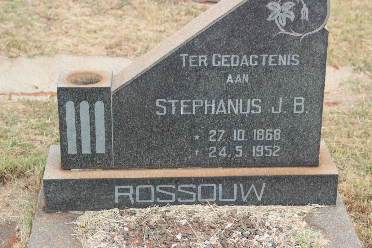 ROSSOUW Stephanus J.B. 1868-1952