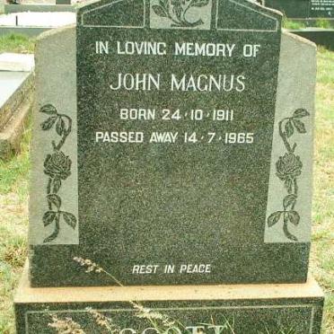 SCOTT John Magnus 1911-1965