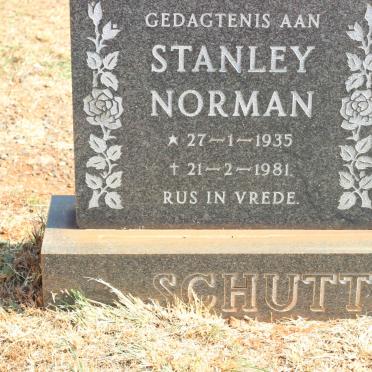 SCHUTTE Stanley Norman 1935-1981