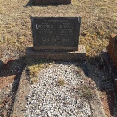 SCHYFF Hendrik C., van der &amp; Johanna C. V.D. MERWE