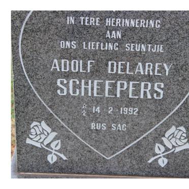 SCHEEPERS Adolf Delarey 1992-1992