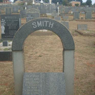 SMITH Nicolaas Jacobus 1909-1955