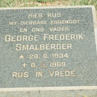 SMALBERGER George Frederik 1934-1969